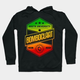 Rasta University Bomboclaat Rasta Colors Reggae Hoodie